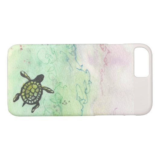 Odyssey Turtle on an iPhone Case (Achterkant (Horizontaal))