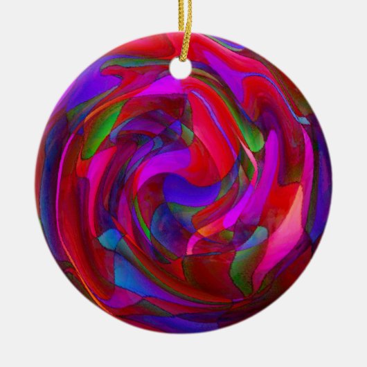 Odyssey van de geest keramisch ornament (Voorkant)