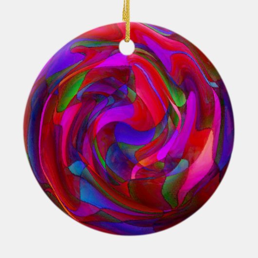 Odyssey van de geest keramisch ornament (Achterkant)