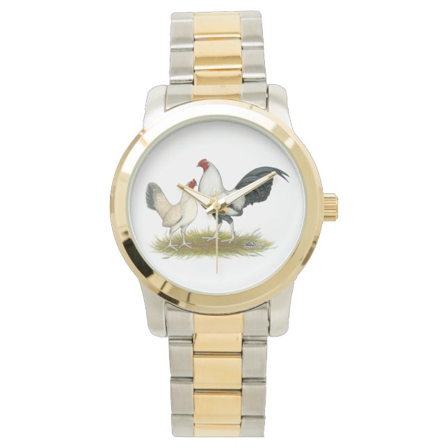 OE Game Blue Silver Wheaten Horloge (Voorkant)