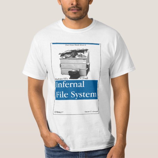 O'Echt - Windows NT's interne bestandssysteem T-shirt (Voorkant)
