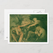 Oedipus beklaagt zijn zoon Polynices - "Ga naar Ru Briefkaart (Voorkant / Achterkant)