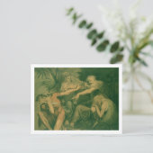 Oedipus beklaagt zijn zoon Polynices - "Ga naar Ru Briefkaart (Staand voorkant)