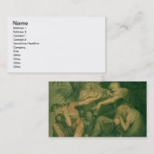 Oedipus beklaagt zijn zoon Polynices - "Ga naar Ru Visitekaartje (Voorkant / Achterkant)