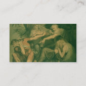 Oedipus beklaagt zijn zoon Polynices - "Ga naar Ru Visitekaartje (Achterkant)