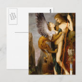 Oedipus en de sfinx briefkaart (Voorkant / Achterkant)