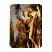 Oedipus en de sfinx magneet (Verticaal)