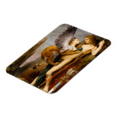 Oedipus en de sfinx magneet (Linkerzijde)