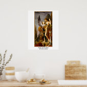 Oedipus en de sfinx van Gustave Moreau Poster (Keuken)
