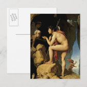 Oedipus en de Sphinx, 1808 Briefkaart (Voorkant / Achterkant)