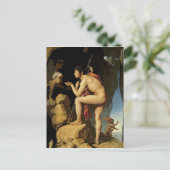 Oedipus en de Sphinx, 1808 Briefkaart (Staand voorkant)