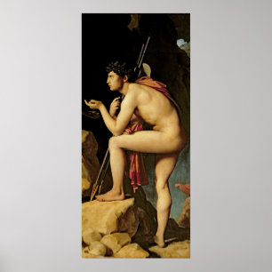 Oedipus en de Sphinx, 1808 Poster
