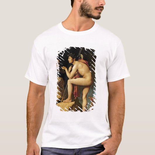 Oedipus en de Sphinx, 1808 T-shirt (Voorkant)