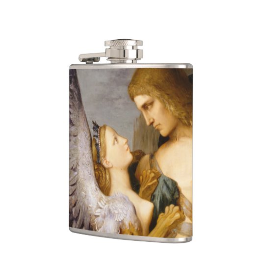 Oedipus en de Sphinx van Gustave Moreau Heupfles (Links)