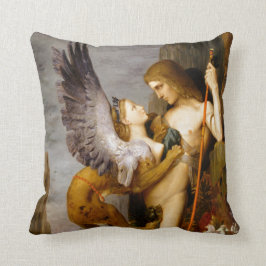 Oedipus en de Sphinx van Gustave Moreau Kussen