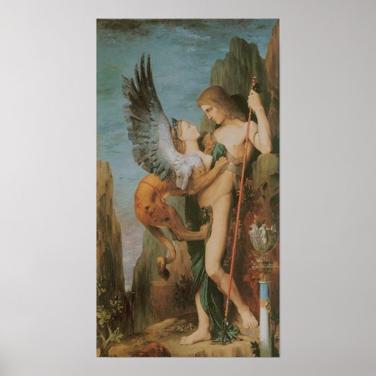 Oedipus en het Poster Sphinx (Voorkant)