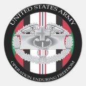 OEF CMB RONDE STICKER (Voorkant)