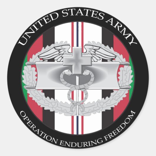 OEF CMB RONDE STICKER (Voorkant)