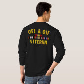 OEF- EN OIF-VET-Shirt T-shirt (Achterkant volledig)