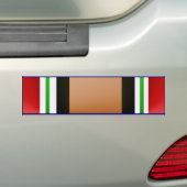 OEF Iraakse Veteran Ribbon Bumpersticker (Op auto)