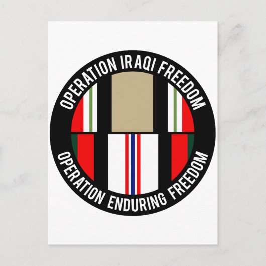 OEF - OIF BRIEFKAART (Voorkant)