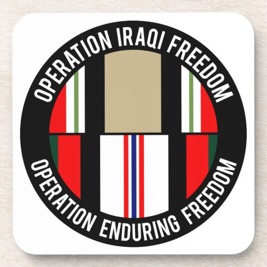 OEF - OIF ONDERZETTER (Voorkant)