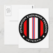 OEF Veteran Briefkaart (Voorkant / Achterkant)
