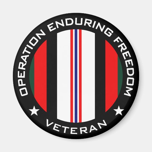 OEF Veteran Magneet (Voorkant)