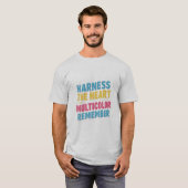 Oefen het hart t-shirt (Voorkant volledig)