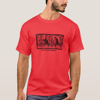Oefen je demonen grappig t-shirt