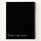 Oefen je demonen tattoo meisje notitieboek (Achterkant)