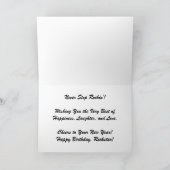 "Oefen je piano!" Verjaardagskaart Kaart (Binnen)