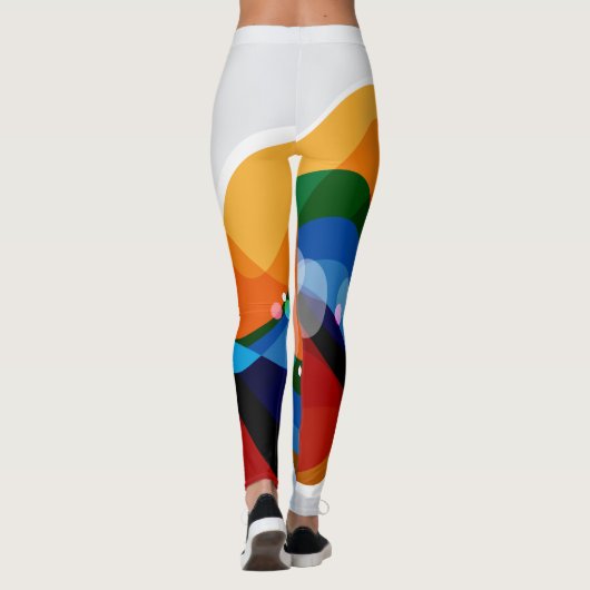 Oefen leggings | Grappige leggings Leggin (Achterkant)