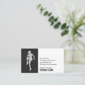 Oefen persoonlijke training visitekaartje (Staand voorkant)