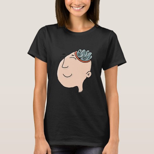 Oefen uw brein uit uw brein leraar 3 t-shirt (Voorkant)