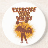 Oefen uw demon uit zandsteen onderzetter (Voorkant)