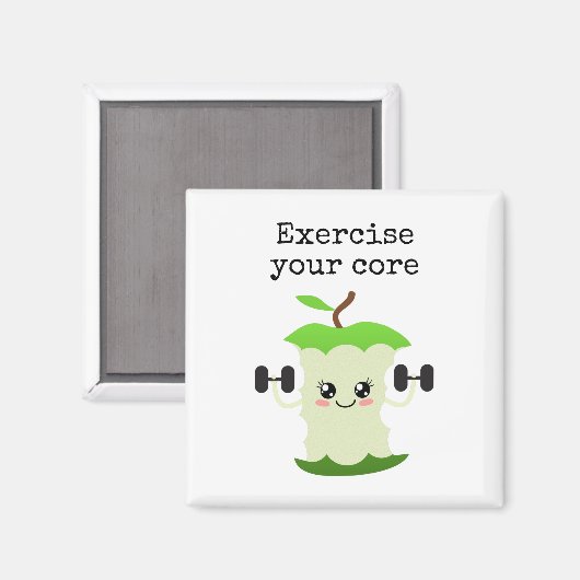 Oefen uw kern uit magneet (Voorkant / Achterkant)