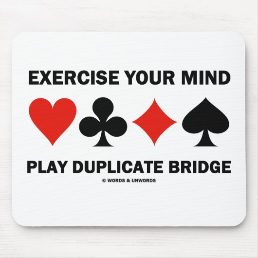 Oefen uw Mind Speel Dubbele Brug uit Muismat (Voorkant)