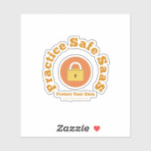 Oefen Veilige SaaS Sticker (Vel)