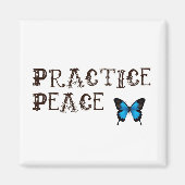 Oefen Vredesmagneet Magneet (Voorkant)