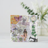 Oefen vriendelijkheid plat Wenskaart (Staand voorkant)