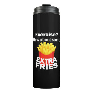 Oefen wat extra friet uit thermosbeker