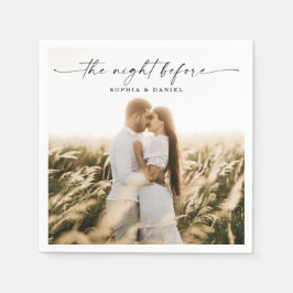 Oefenavond servet de nacht ervoor