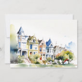 Oefendiner San Francisco Painted Ladies Kaart (Achterkant)