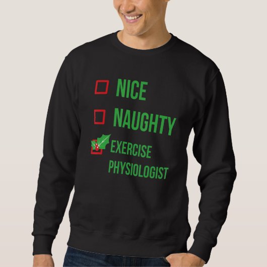 Oefenfysioloog Grappige Pyjama Kerstmis Trui (Voorkant)