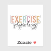 Oefenfysioloog, Oefenfysiologie Geschenken Sticker (Vel)