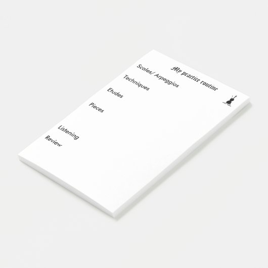 Oefenherinnering Post-it® Notes (Schuin)