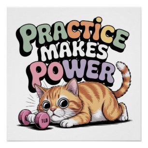 Oefening Baart Kracht Perfect Poster