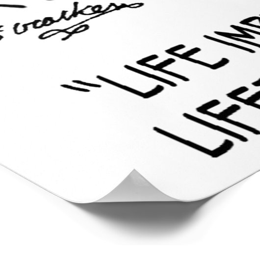 Oefening Cartoon 5311 Poster (Hoek)