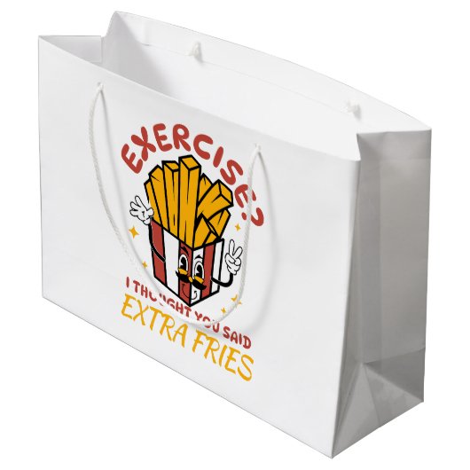 Oefening die ik dacht dat je zei: Extra groeven Groot Cadeauzakje (Achterkant Gekanteld)